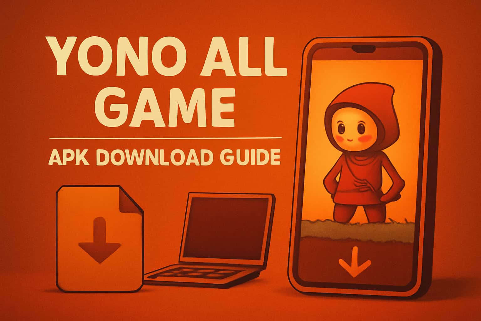 Informational graphic on Yono All Game APK Download Guide.