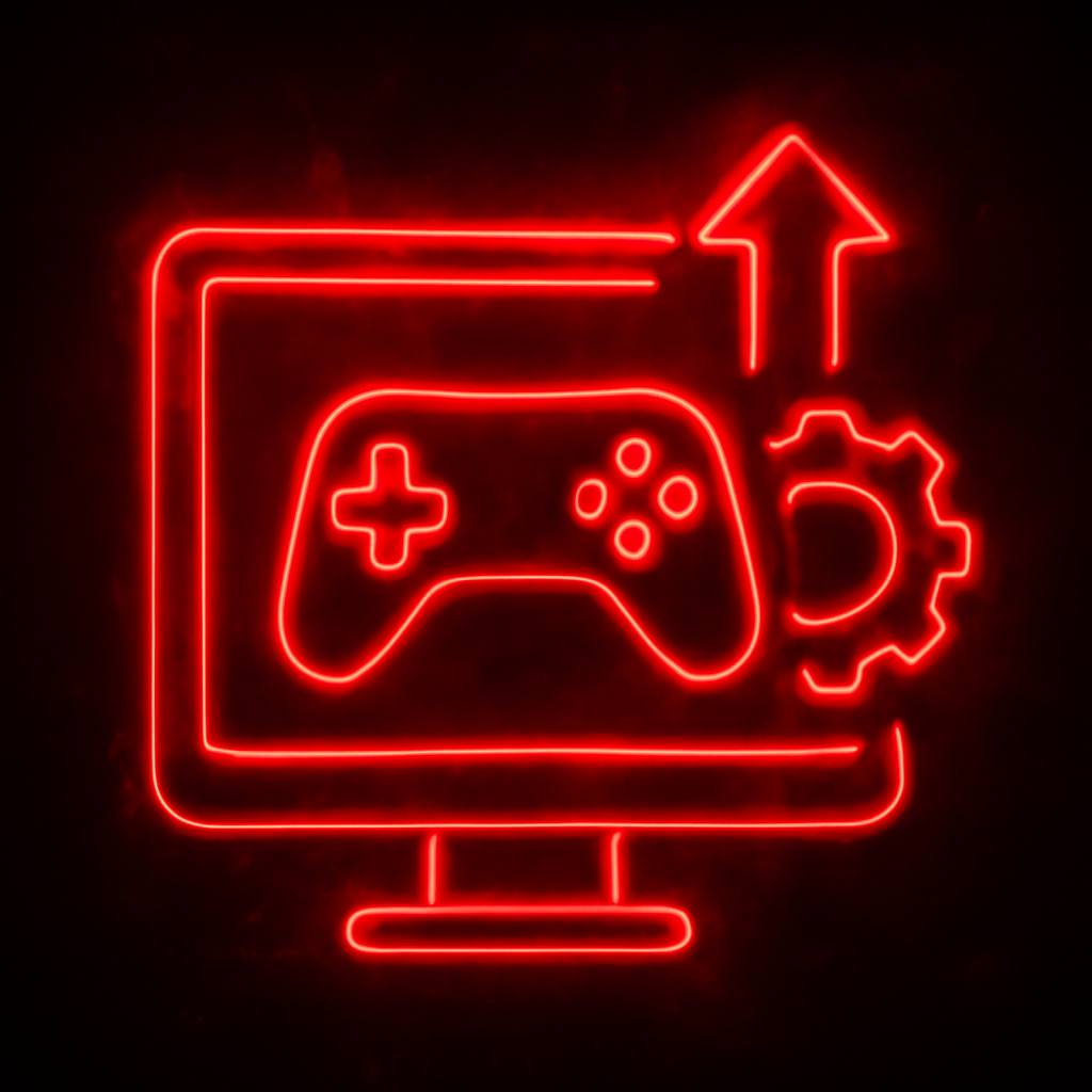 Badge representing system requirements for Yono All Game.