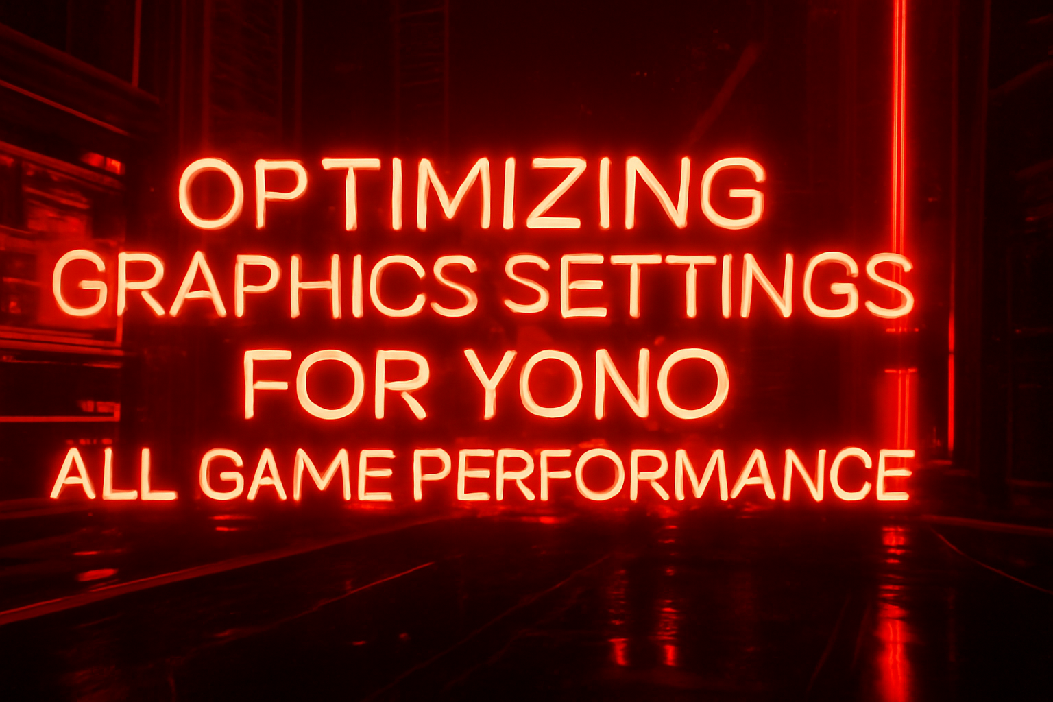 Informational scene about Yono All Game update patch notes featuring relevant text.